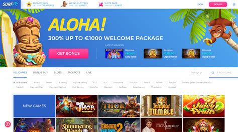 Surf Casino Review (2022) & 1.000 EUR For New Members.